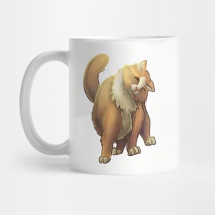 Fluffy Orange Cat Mug